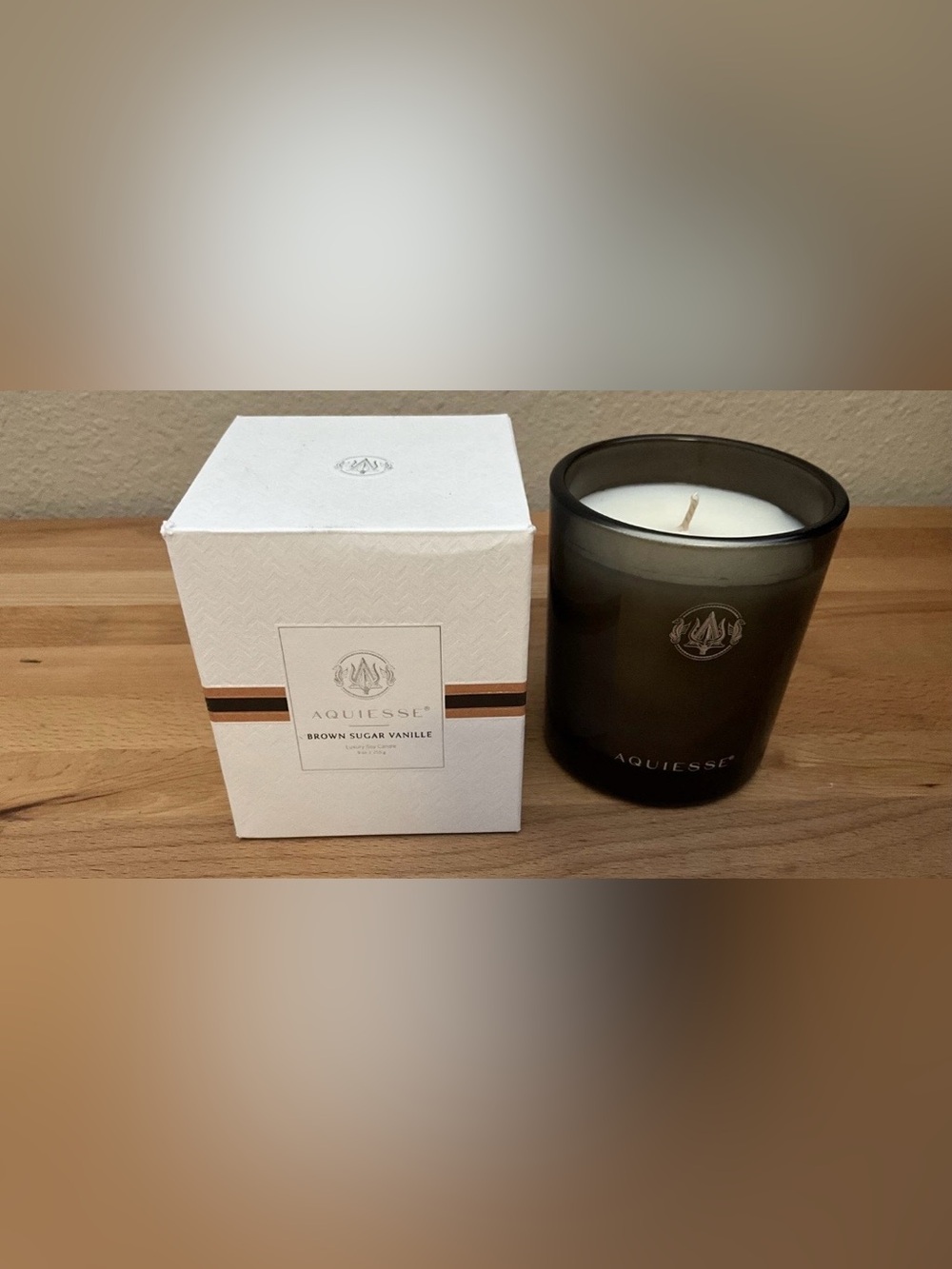 AQUIESSE Brown Sugar Vanille Luxury Scented Candle 9oz